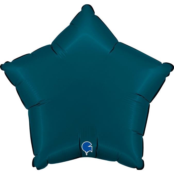 Grabo Satin Petrol Blue Star Foil