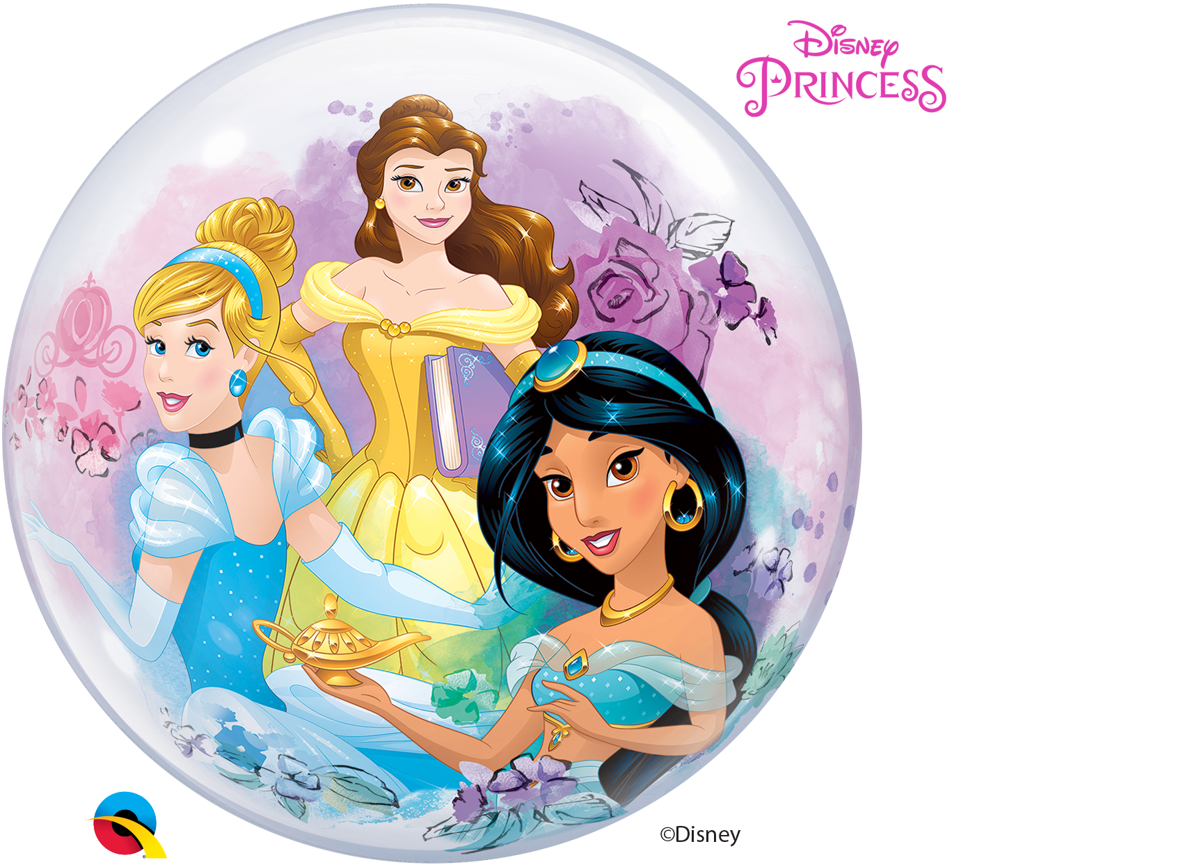 Qualatex Deco Bubble - Disney Princess