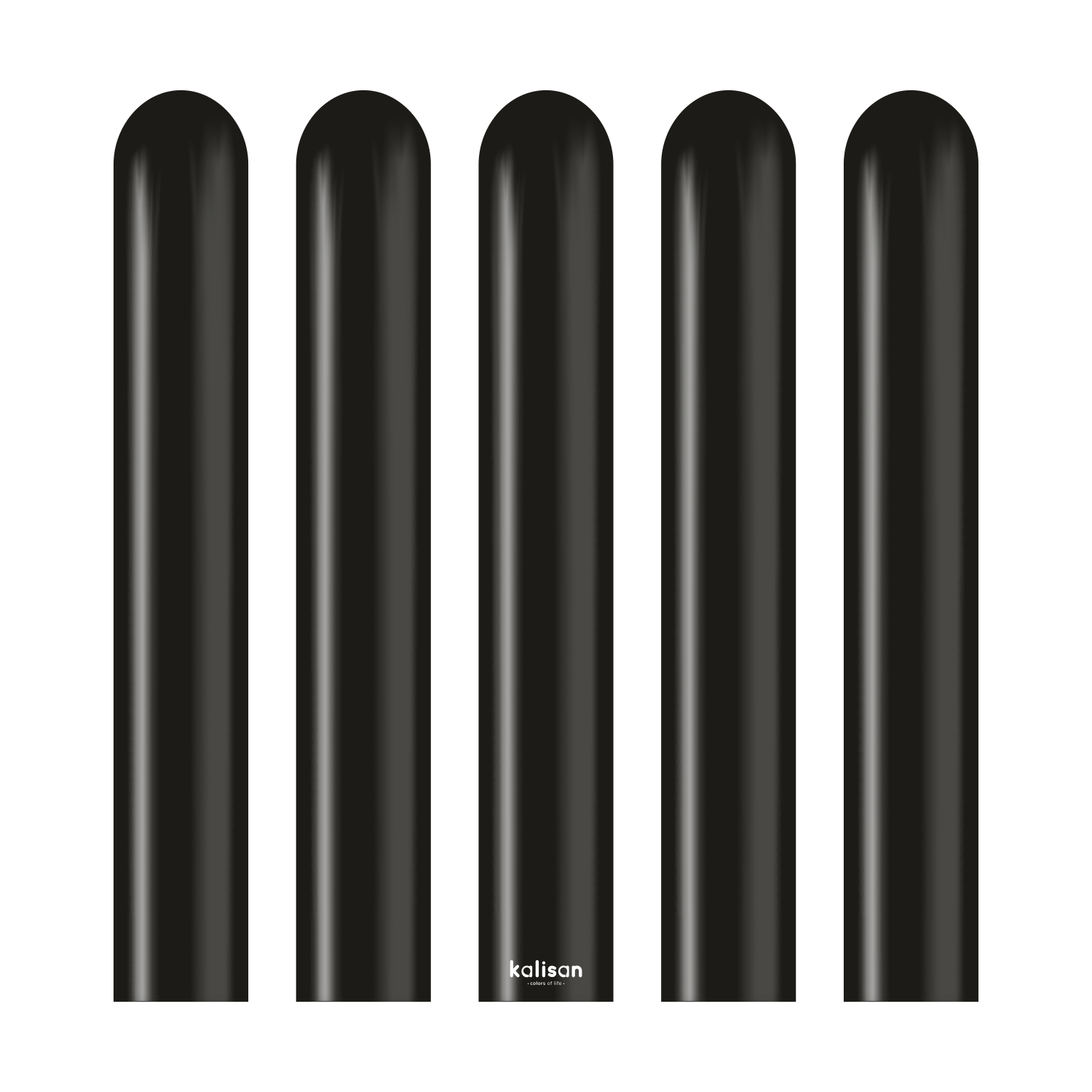 Kalisan Standard Black Modelling Balloons