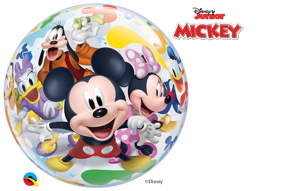 Qualatex Deco Bubble - Mickey Mouse Fun