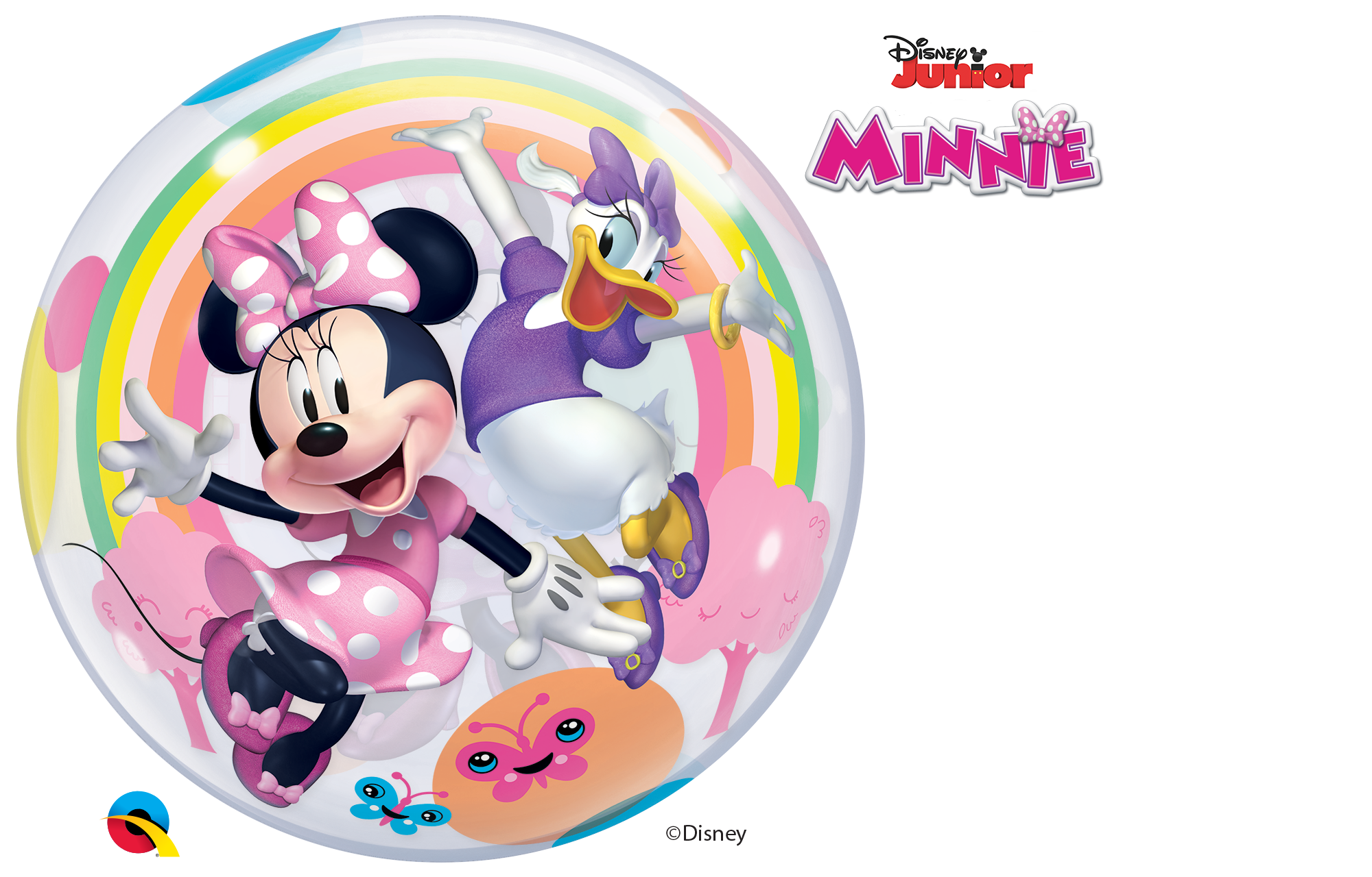 Qualatex Deco Bubble - Minnie Mouse Fun