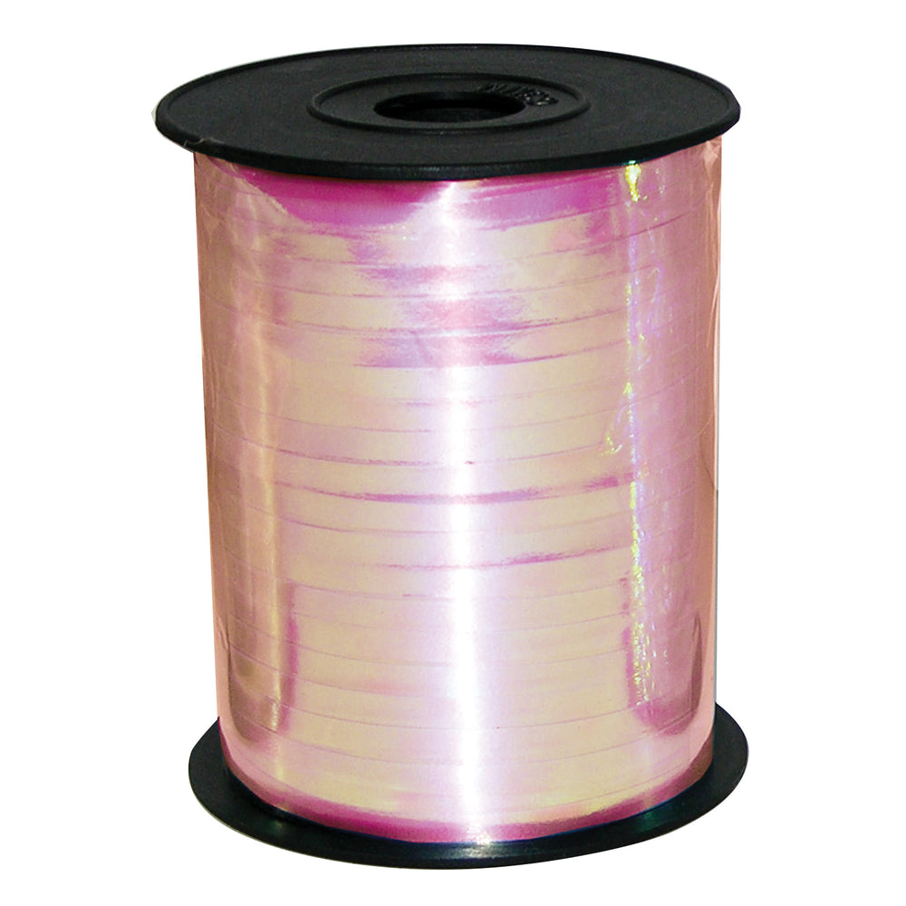 Iridescent Pink Ribbon Spool 230m x 5mm