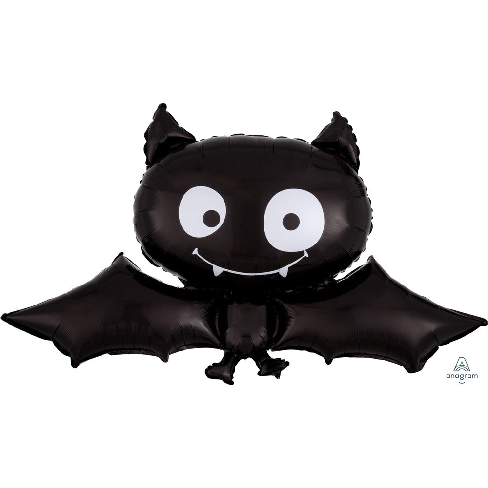 Anagram Halloween Black Bat SuperShape Foil