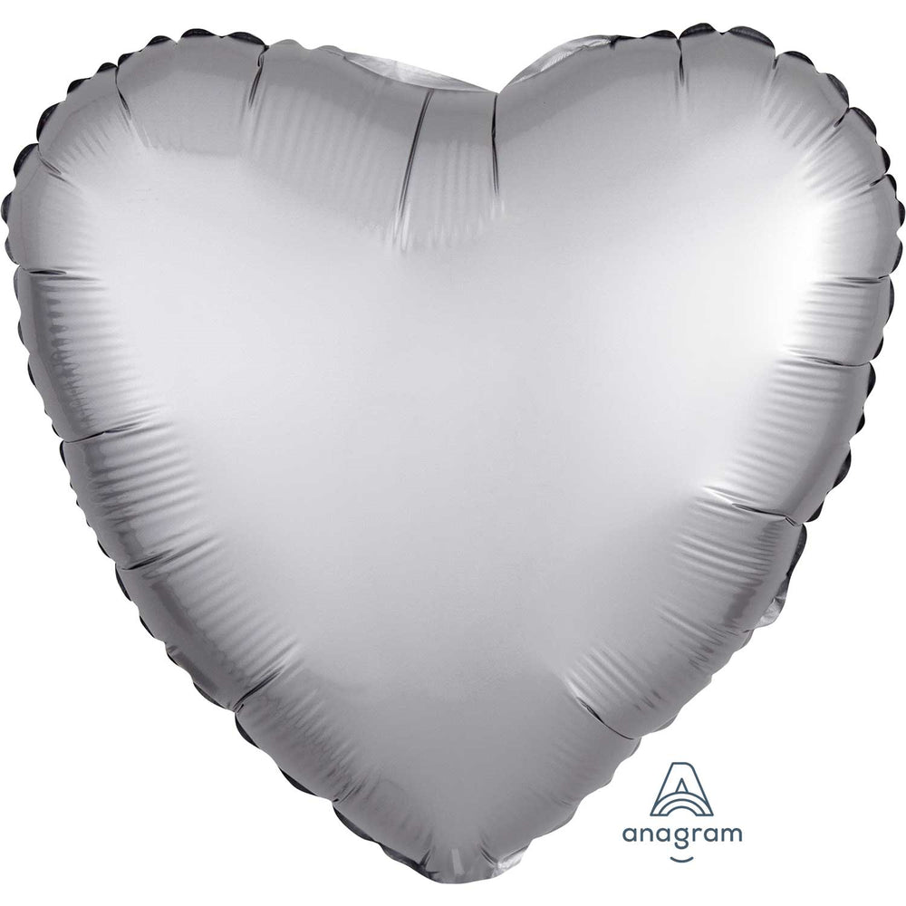 Anagram Platinum Heart Satin Luxe Standard HX Foil