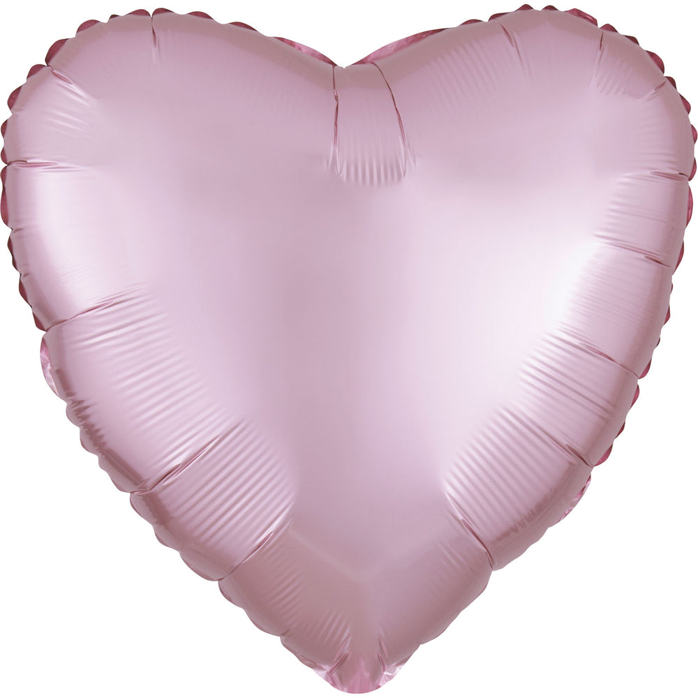 Anagram Pastel Pink Heart Satin Luxe Standard HX Foil