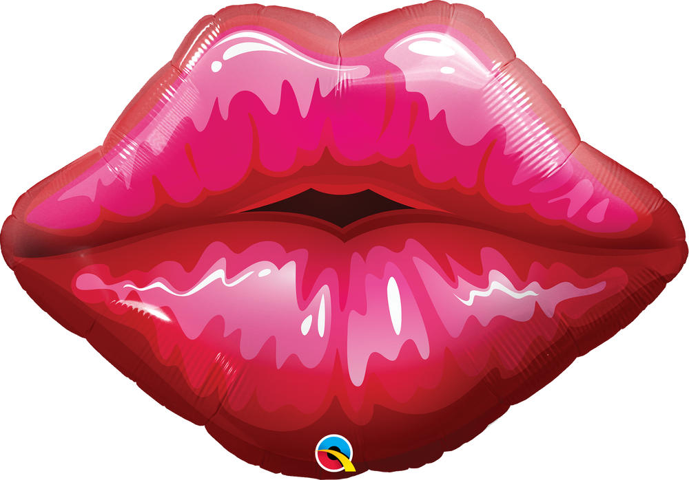 Qualatex Big Red Kissey Lips Foil