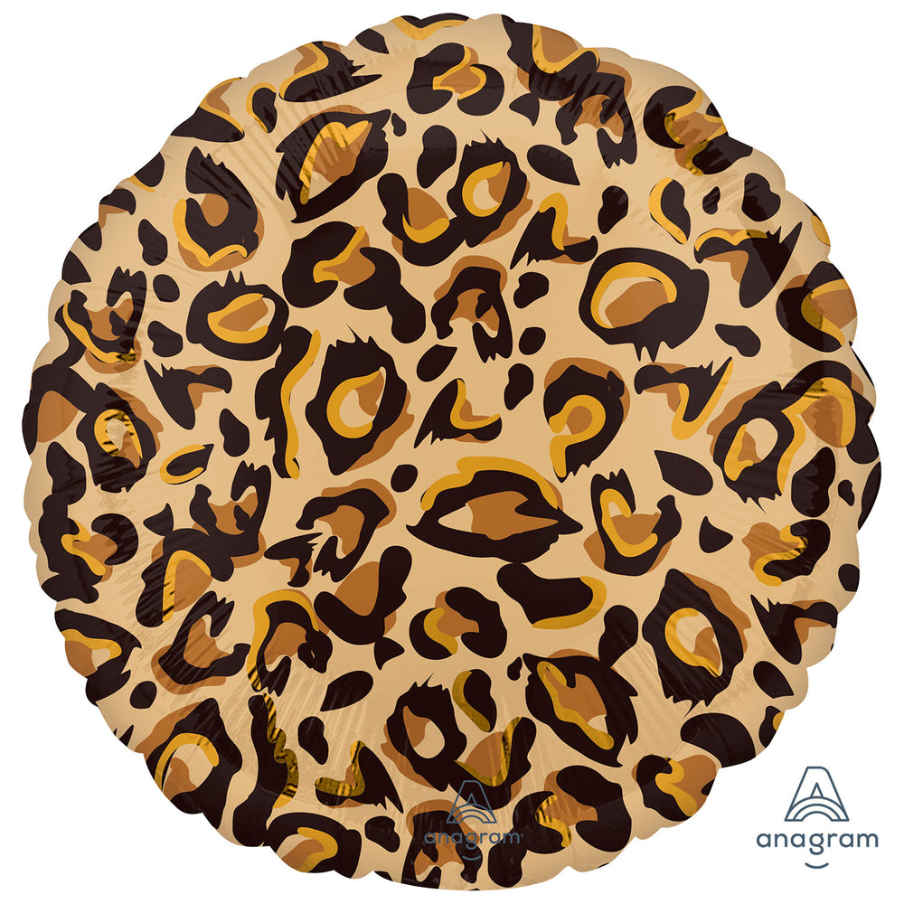 Anagram Animalz Leopard Print Standard Foil
