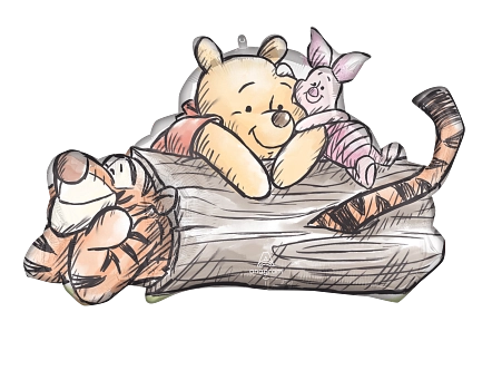 Anagram Supershape Winnie the Pooh Foil