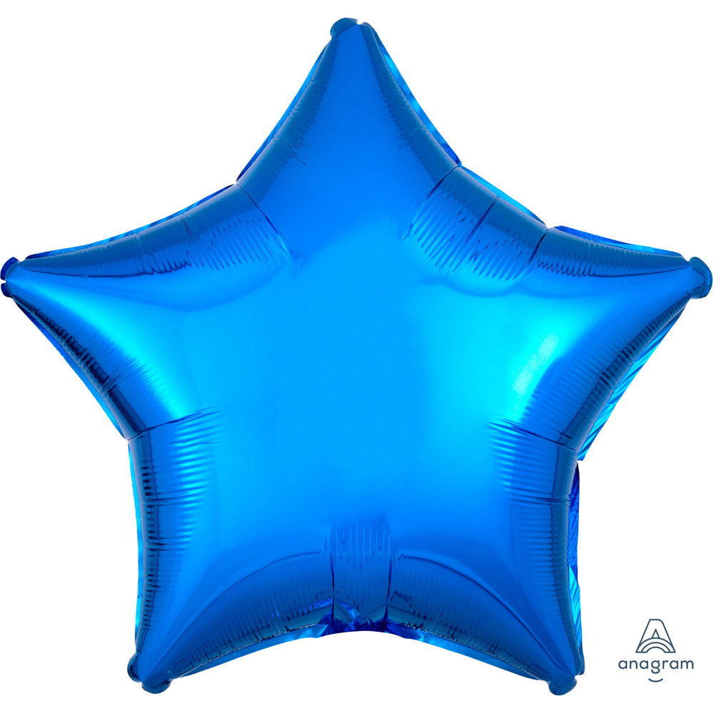 Anagram Metallic Blue Star Standard Foil