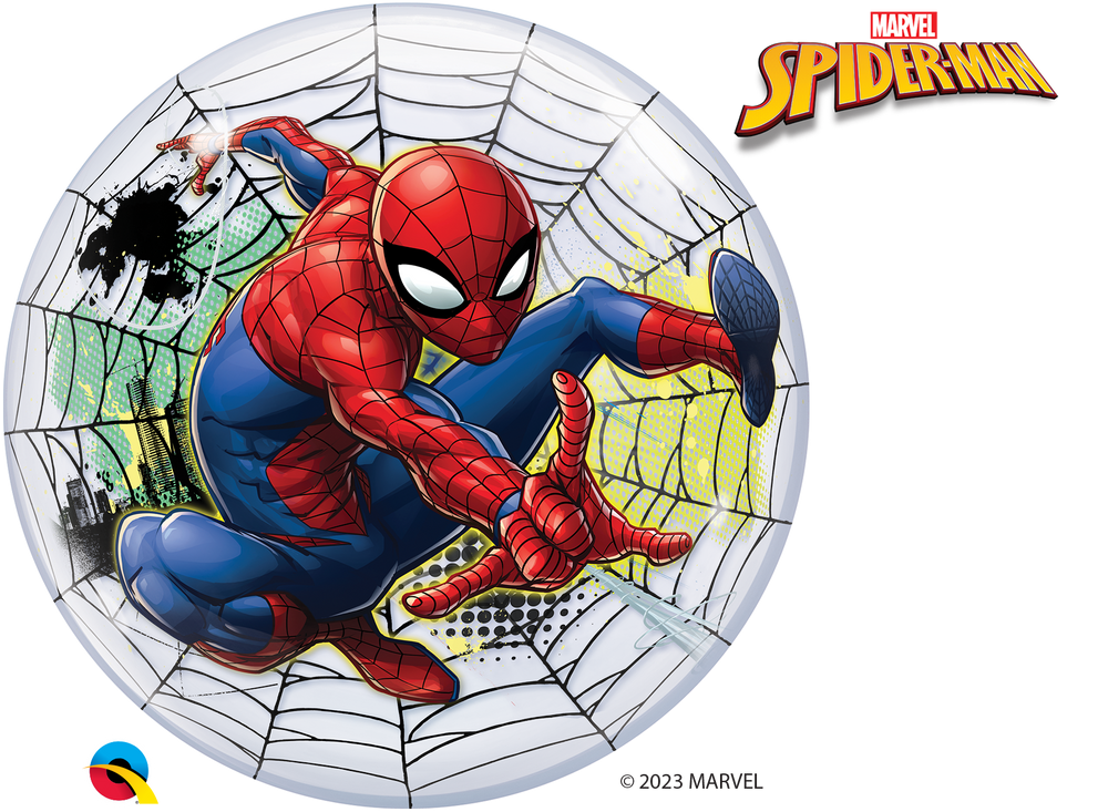 Qualatex Deco Bubble - Spiderman
