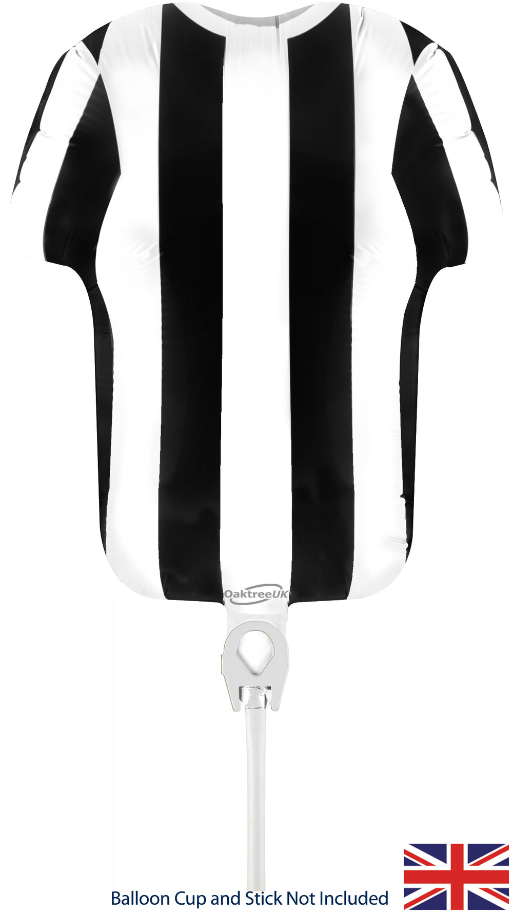 Oaktree Sports Shirt Black White Stripe Metallic