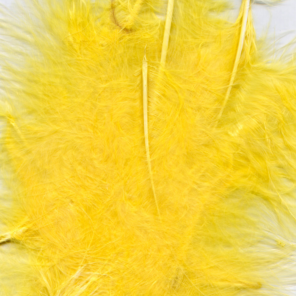 Eleganza Yellow Craft Feathers