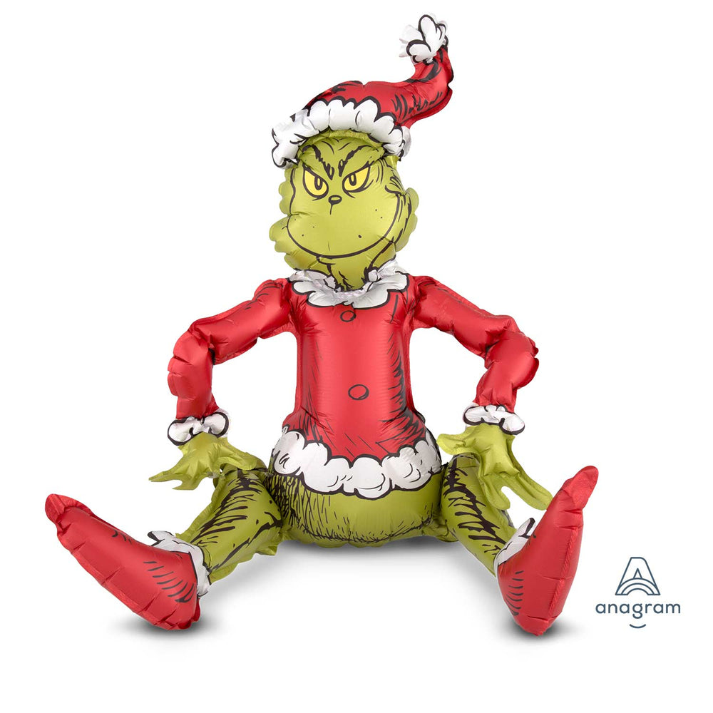 Anagram Sitting Santa The Grinch Multi Balloon Foil