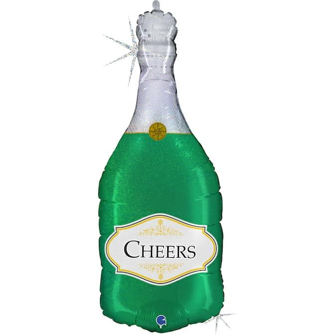 Grabo Cheers Bottle Glitter Foil