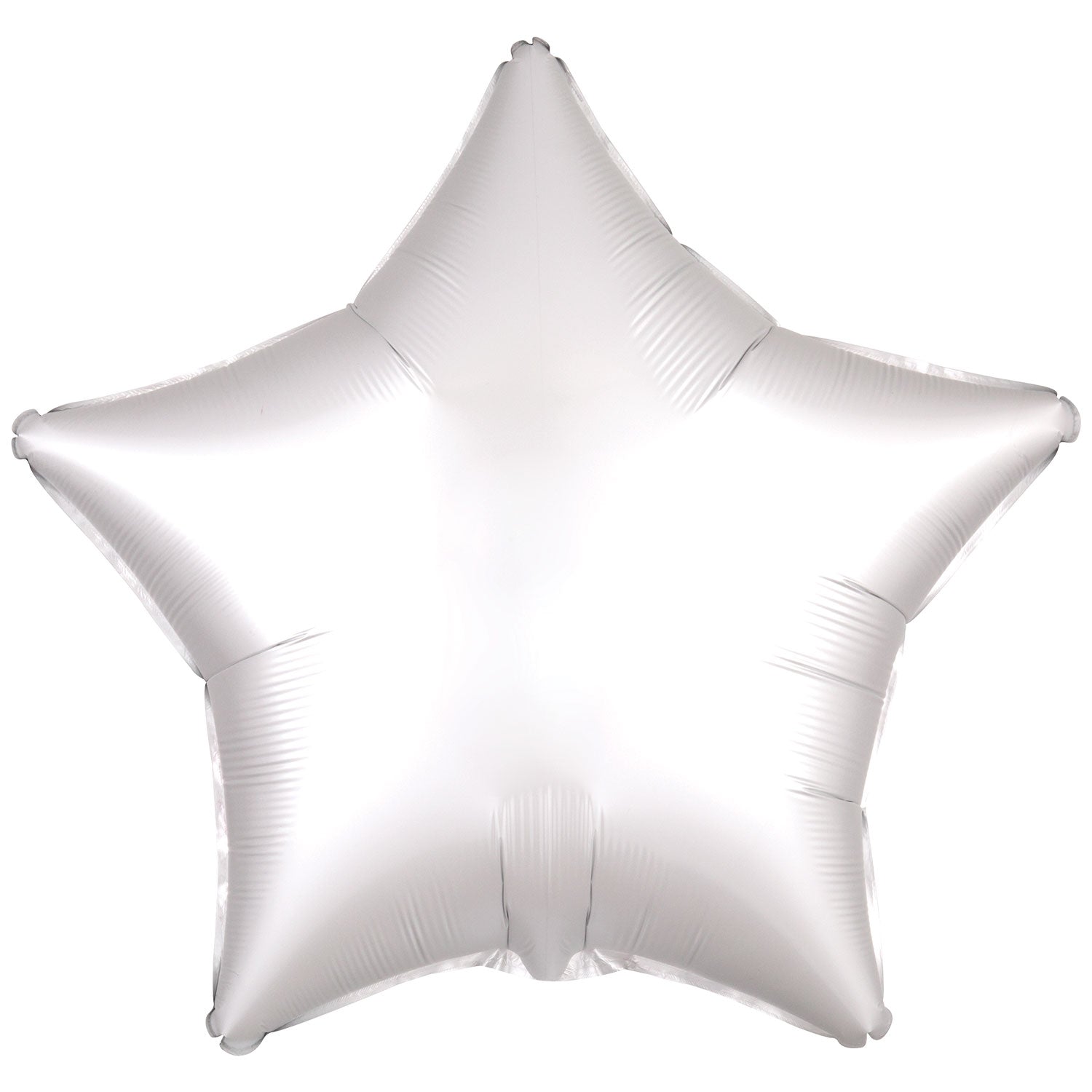 Amscan Silk Lustre White Star Foil