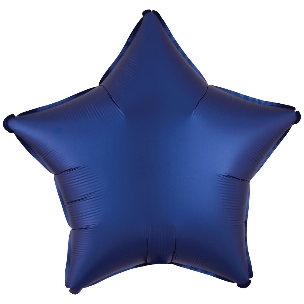 Amscan Silk Lustre Navy Blue Star Foil