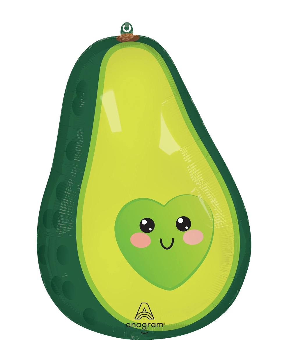 Anagram Food Friends Avocado Foil - back