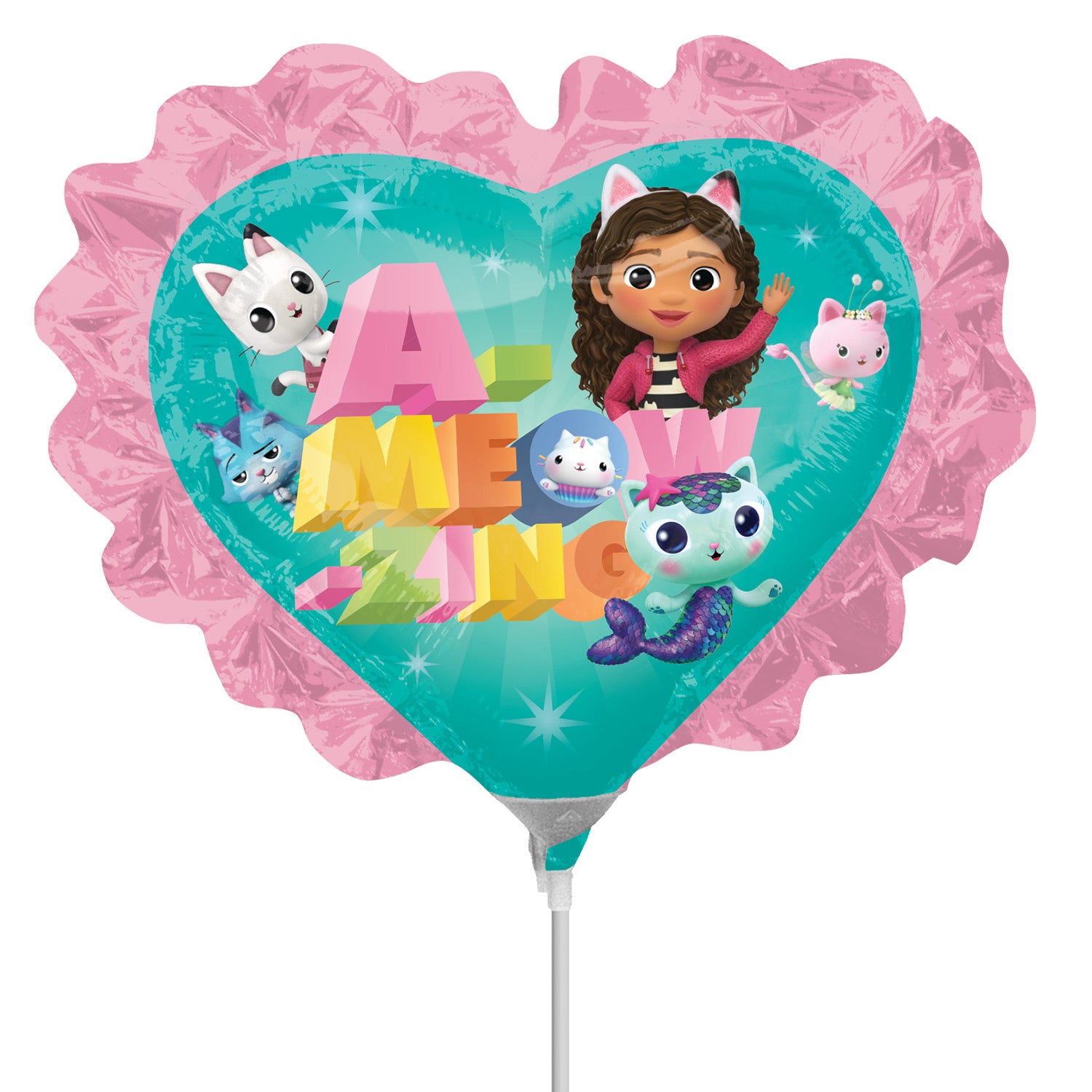 Licensed Large Gabby's Dollhouse Foil Balloon, 52 X 52 Cm (20.5 X 20.5