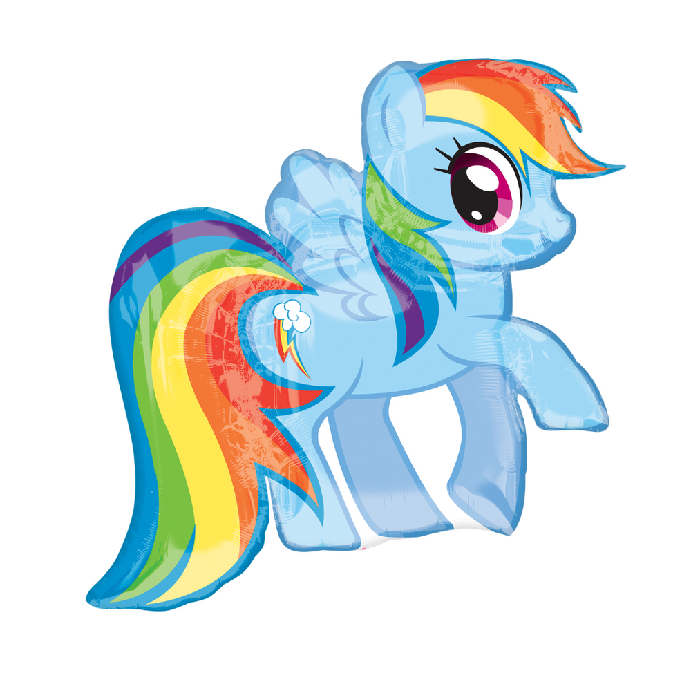 Anagram My Little Pony Rainbow Dash Supershape Foil
