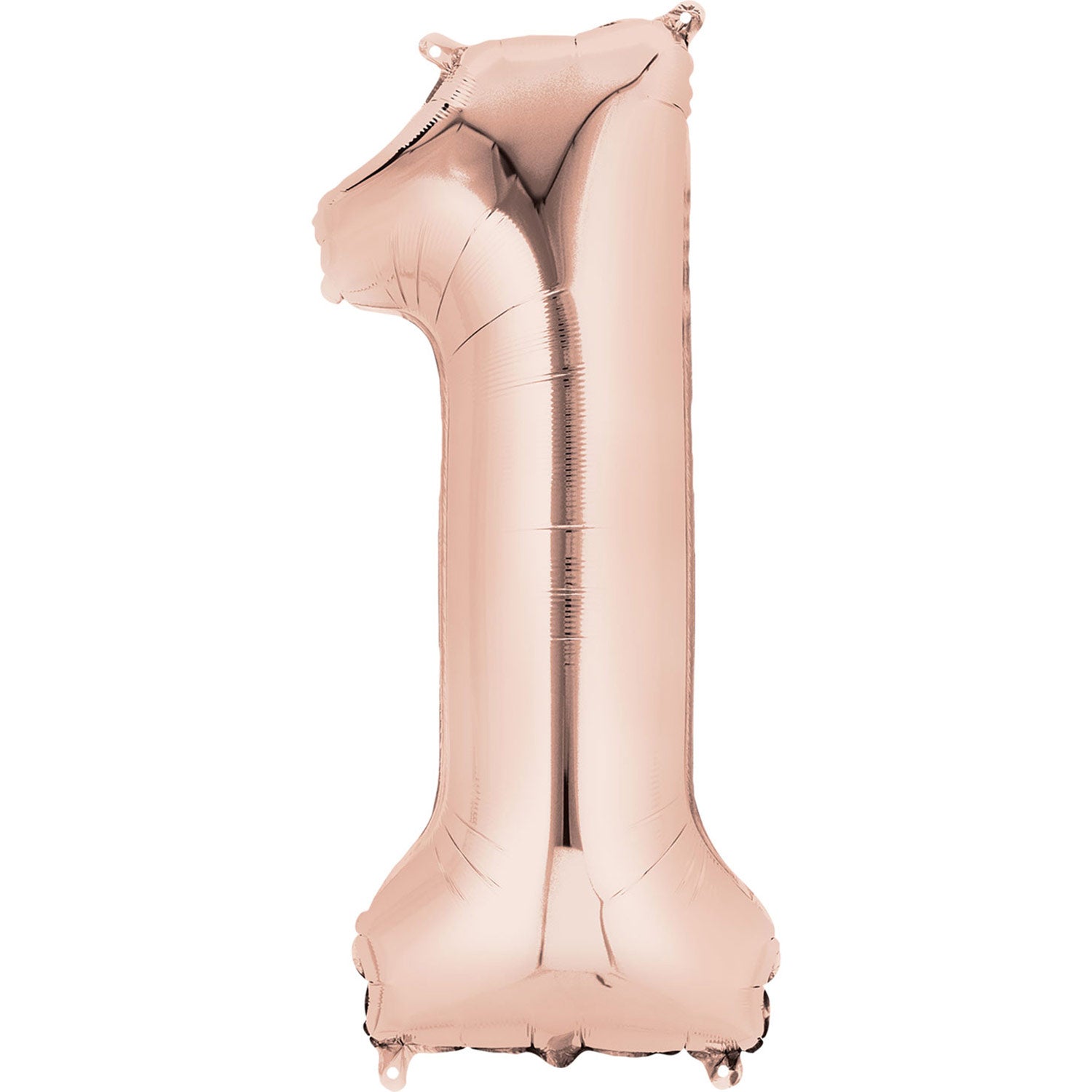 Anagram SuperShape Anagram Rose Gold Foil Numbers 1