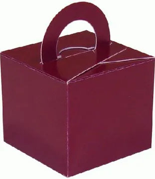 Balloon Weight Boxes - Burgundy
