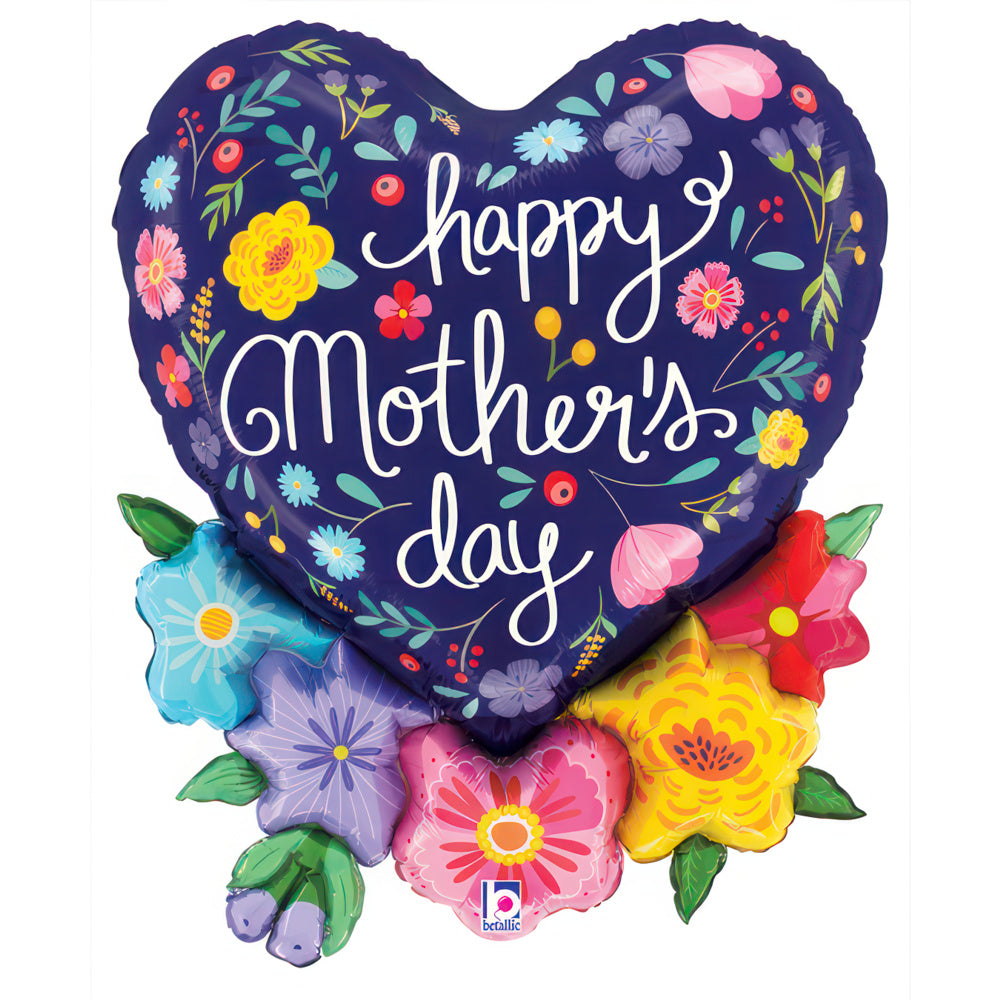 Betallic Mothers Day Folk Floral Foil