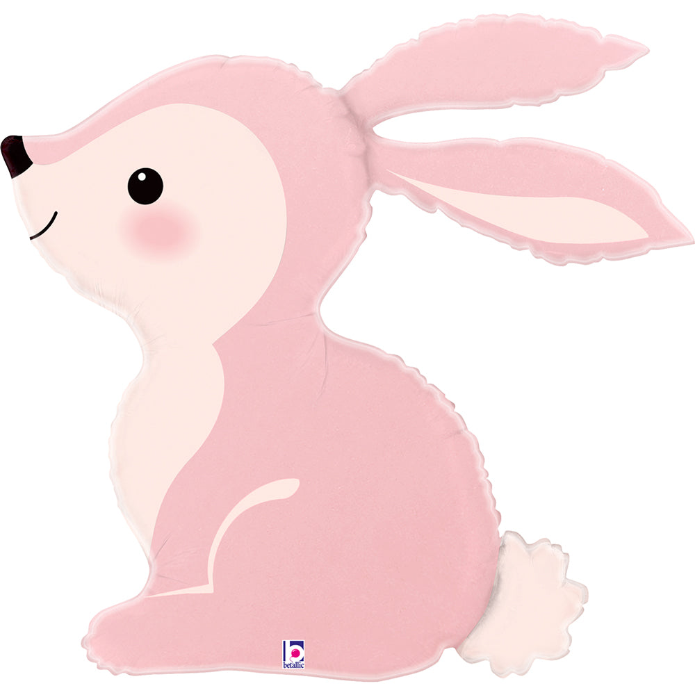 Betallic Pink Woodland Bunny Foil