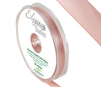 Eleganza Double Faced Satin Ribbon - rose gold
