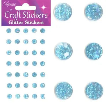 Eleganza Glitter Gem Craft Stickers