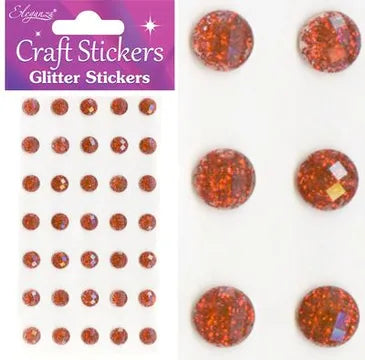 Eleganza Glitter Gem Craft Stickers