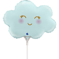 Grabo Cloudy Satin Pastel Blue mini Foil