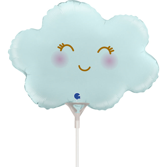 Grabo Cloudy Satin Pastel Blue mini Foil