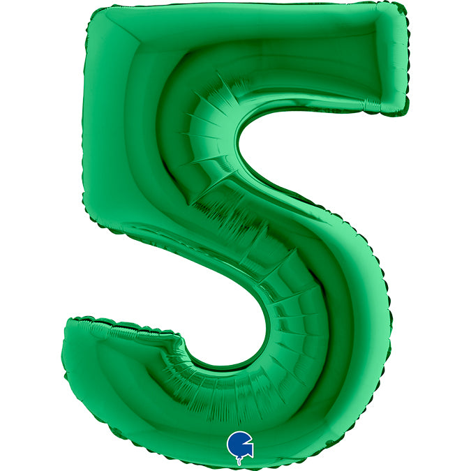 Grabo Green Foil Numbers 5