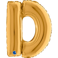 Grabo Mini Gold Foil Letter D