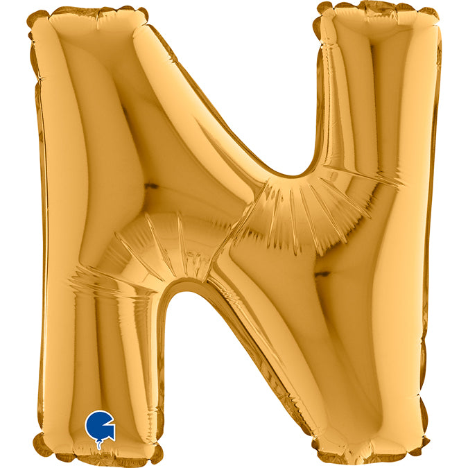 Grabo Mini Gold Foil Letter N