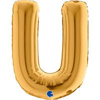 Grabo Mini Gold Foil Letter U