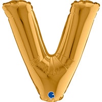 Grabo Mini Gold Foil Letter V