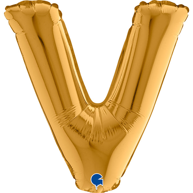 Grabo Mini Gold Foil Letter V