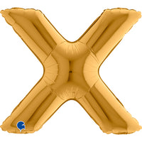 Grabo Mini Gold Foil Letter X