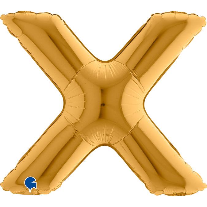 Grabo Mini Gold Foil Letter X