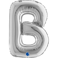 Grabo Mini Silver Foil Letter B