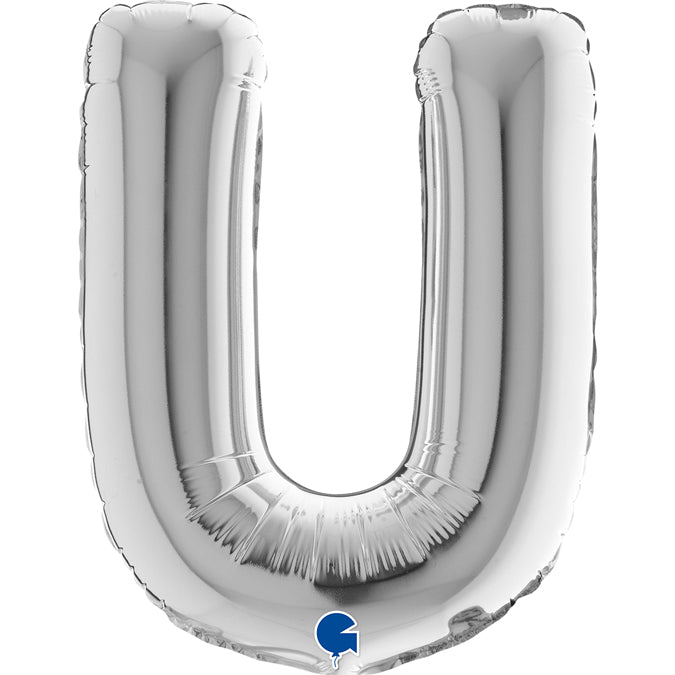 Grabo_Mini_Silver_Foil_Letter_U
