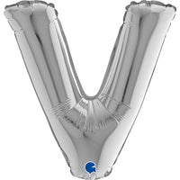 Grabo_Mini_Silver_Foil_Letter_V