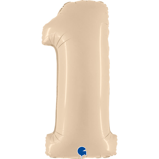 Grabo Satin Cream Foil Numbers 1