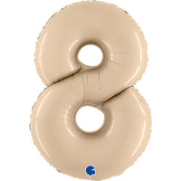Grabo Satin Cream Foil Numbers 8