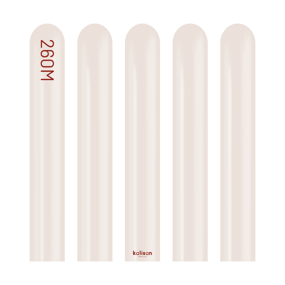 Kalisan Aura Beige Cream Modelling Balloons