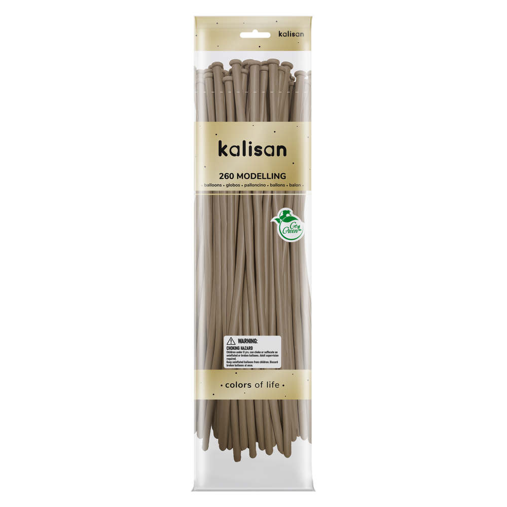 Kalisan Standard Hazelnut Modelling Balloons