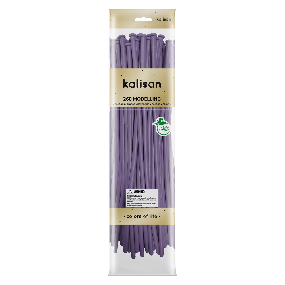 Kalisan Standard Lilac Modelling Balloons