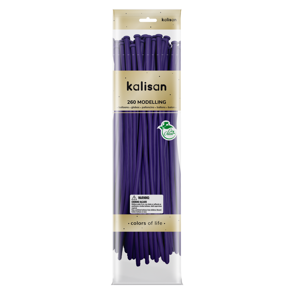 Kalisan Standard Violet Modelling Balloons