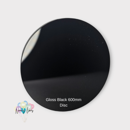 Nancy Loves - Genuine Perspex Discs_black